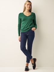 GANT Blue Ankle Length Slim Fit Jeans - Image 3 of 5