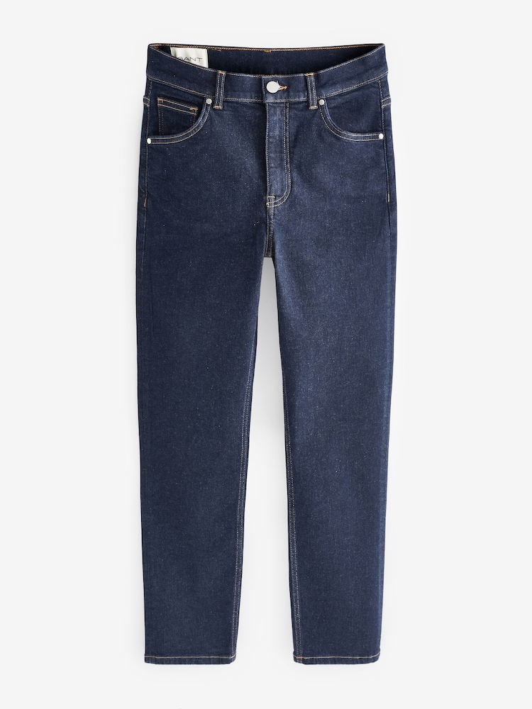 GANT Blue Ankle Length Slim Fit Jeans - Image 5 of 5