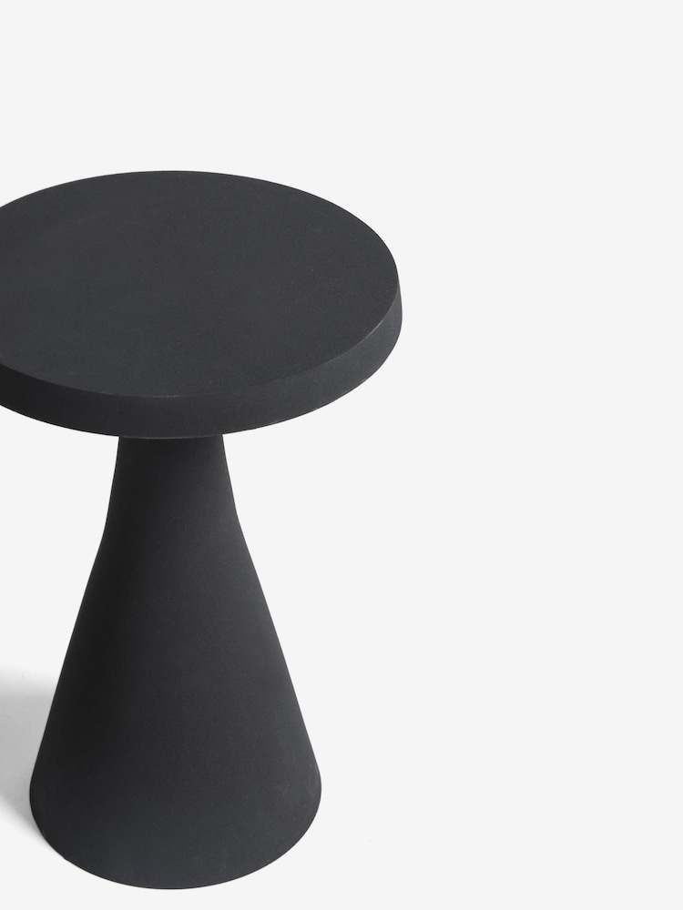 French Connection Black Metal Kaala Side Table - Image 2 of 5