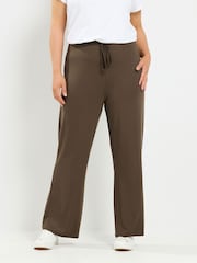 Yours Curve Brown Yoga Trousers - Image 2 of 6