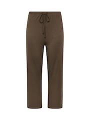 Yours Curve Brown Yoga Trousers - Image 5 of 6