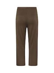 Yours Curve Brown Yoga Trousers - Image 6 of 6