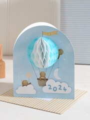 Blue Boy Born in 2024 Honeycomb Card - Image 1 of 4