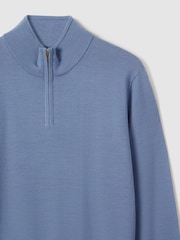 Reiss s širokim ovratnikom iz merino volne s polovično zadrgo  Blackhall - Slika 5 iz 6