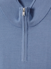 Reiss s širokim ovratnikom iz merino volne s polovično zadrgo  Blackhall - Slika 6 iz 6