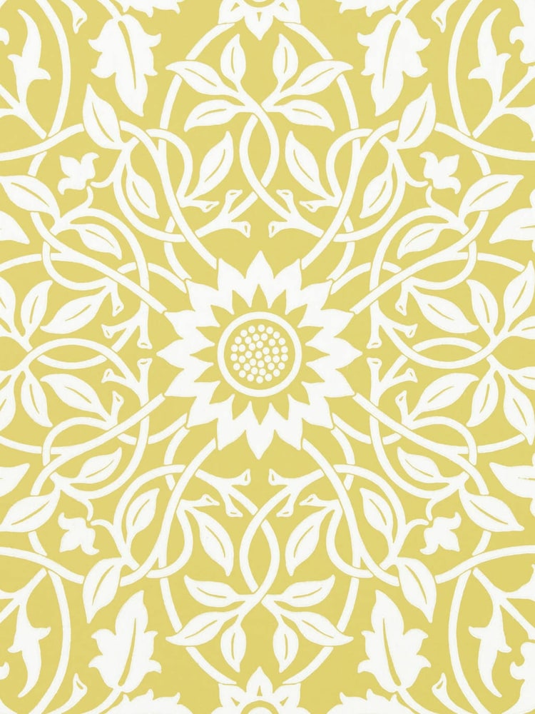 Morris & Co Gold St James Ceiling 10.05M Wallpaper - Image 2 of 2