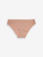 Black/White/Praline Nude Brazilian No VPL Comfort Knickers 3 Pack - Image 12 of 14