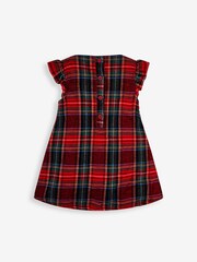JoJo Maman Bébé Red Tartan Baby Dress & Body Set - Image 2 of 4