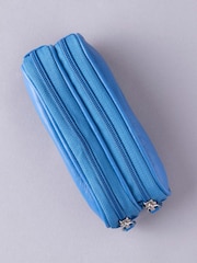 Blau - Lakeland Leder Doppeltes Brillenetui aus Leder - Bild 4 von 4