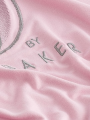 B by Ted Baker Kurzer Pyjama aus Jersey und Viskose-Satin - Bild 10 von 10