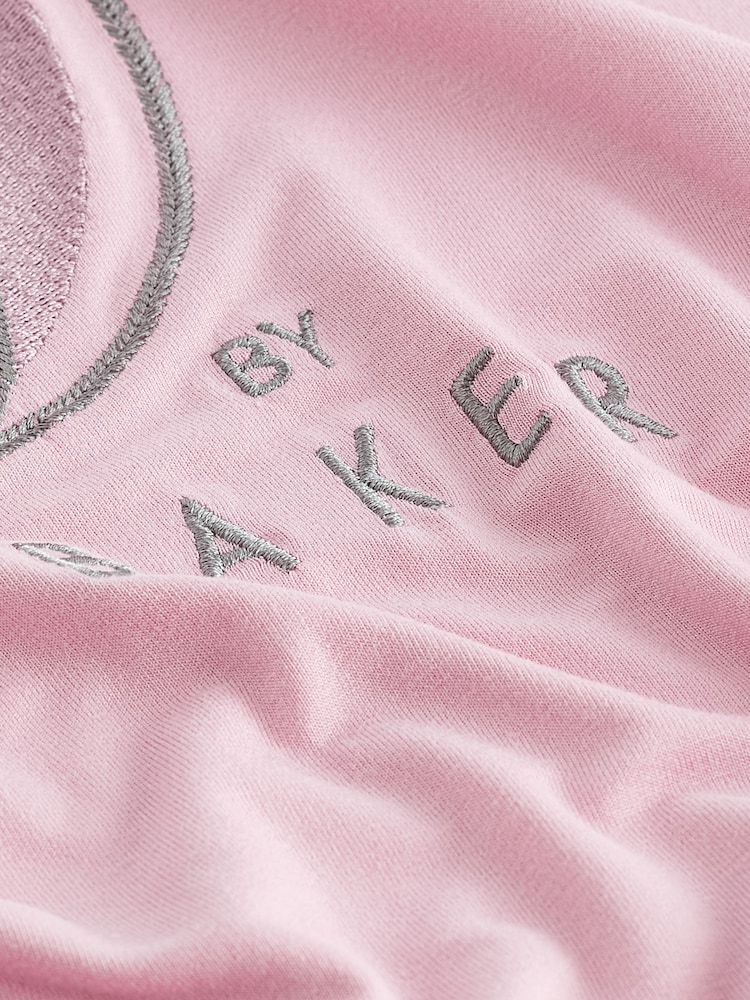 B by Ted Baker Kurzer Pyjama aus Jersey und Viskose-Satin - Bild 10 von 10