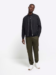 River Island Black Slim Fit 100% Cotton T-Shirt - Image 3 of 6