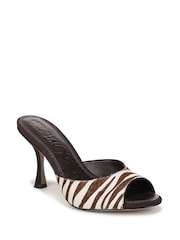 Sam Edelman Brown Jeanie Regular Fit Mules - Image 3 of 7