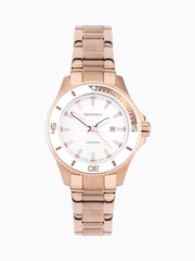 Sekonda Ladies Gold Tone Pacific Wave Bracelet Watch - Image 1 of 6