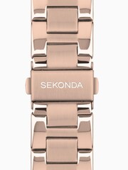 Sekonda Ladies Gold Tone Pacific Wave Bracelet Watch - Image 5 of 6