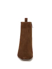 Sam Edelman Brown Peony Regular Fit Ankle Boots - Image 4 of 7