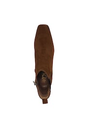 Sam Edelman Brown Peony Regular Fit Ankle Boots - Image 6 of 7