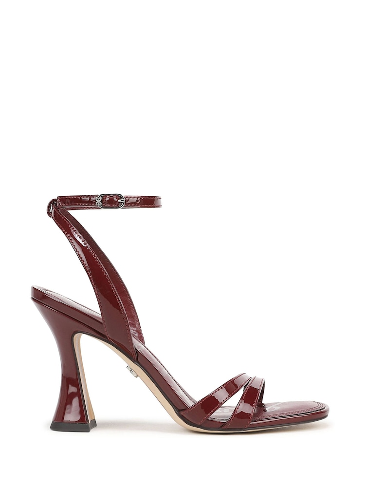 Sam Edelman Red Junie Regular Fit Ankle Strap Sandals - Image 1 of 7 Sam Edelman Red Junie Regular Fit Ankle Strap Sandals - Image 1 of 7