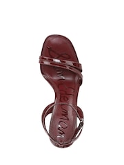 Sam Edelman Red Junie Regular Fit Ankle Strap Sandals - Image 6 of 7
