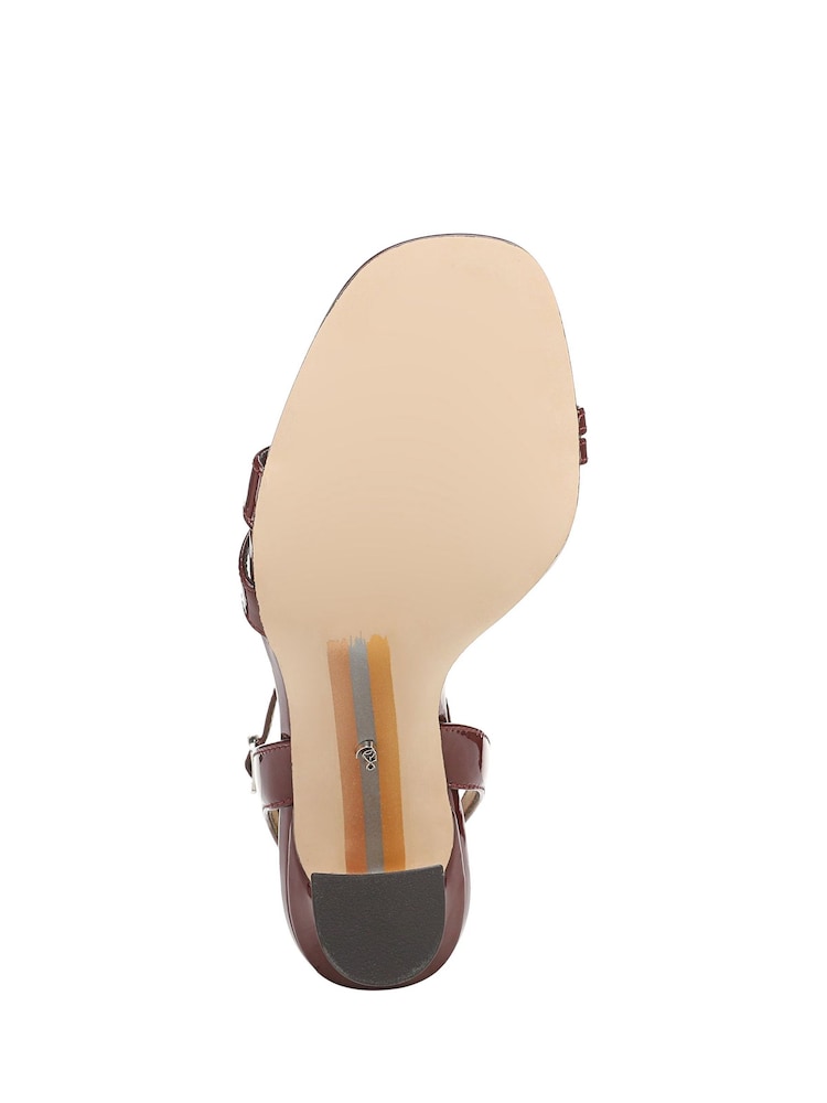 Sam Edelman Red Junie Regular Fit Ankle Strap Sandals - Image 7 of 7 Sam Edelman Red Junie Regular Fit Ankle Strap Sandals - Image 7 of 7