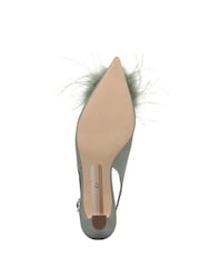 Sam Edelman Green Finchfeather Regular Fit Slingbacks - Image 7 of 7