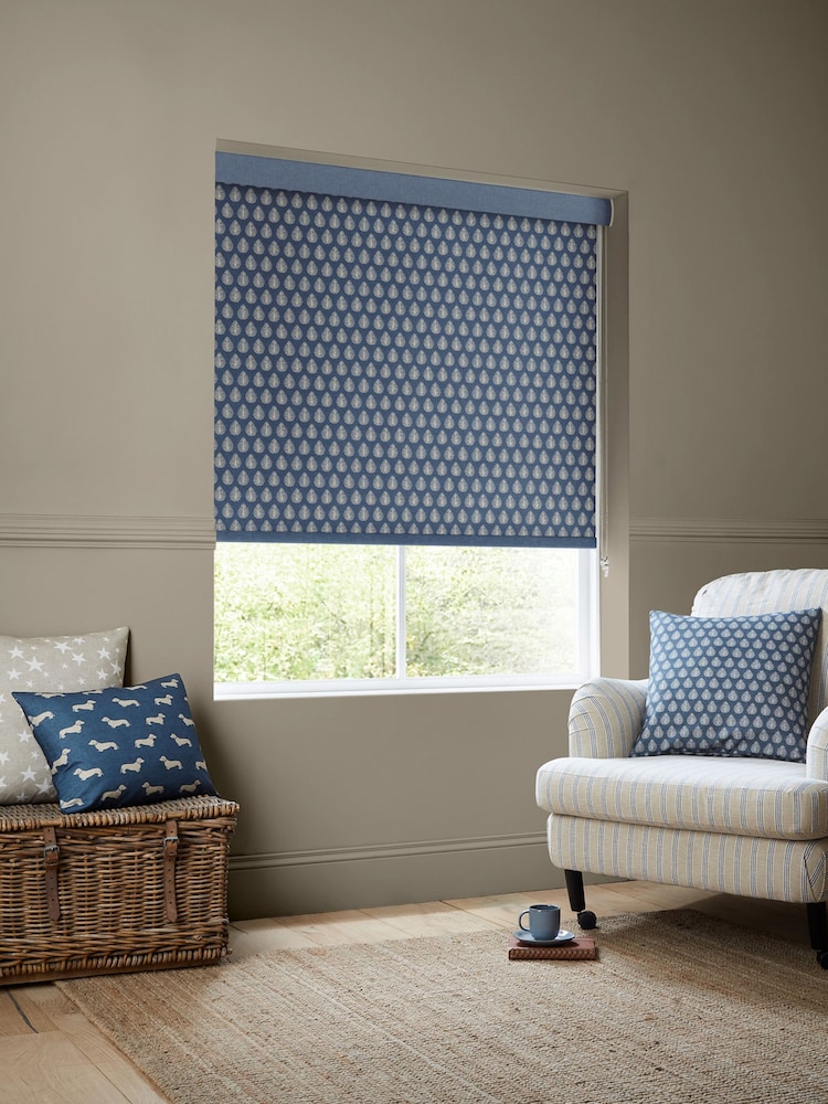 Emily Bond Indigo Jaipur Made to Measure Roller Blinds - Image 2 of 6