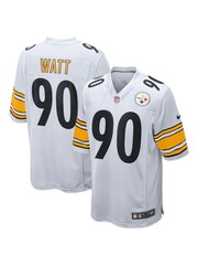 Nike White NFL Pittsburgh Steelers Road Game Jersey - TJ Watt - Image 1 of 2