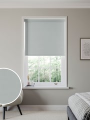 Grey Plain Blackout Made to Measure Roller Blind - Image 1 of 6