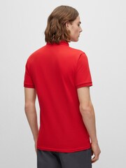 BOSS Bright Red Passenger Polo Shirt - Image 2 of 5