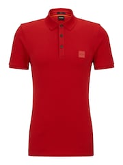 BOSS Bright Red Passenger Polo Shirt - Image 5 of 5