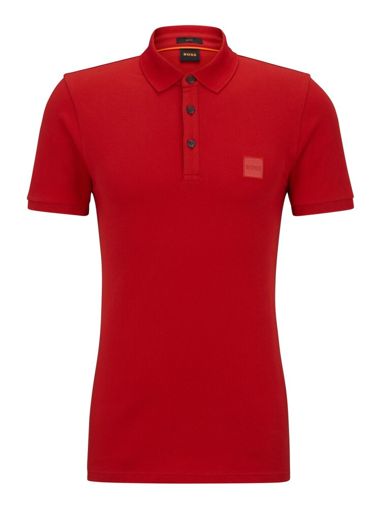 BOSS Bright Red Passenger Polo Shirt - Image 5 of 5