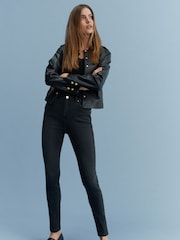 Washed Black Supersoft Skinny Jeans - Image 1 of 6