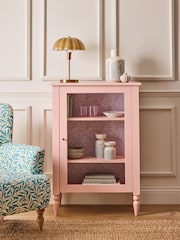 Clarke and Clarke Pink Ashdon Glass Cabinet - Image 1 of 10