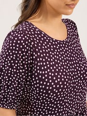 Yours Curve Polka Dot Maxikjole - Bilde 4 av 6