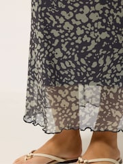 M&Co Green Mesh Maxi Skirt - Image 4 of 5