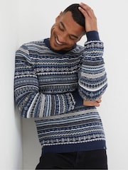 Fatface Pullover mit Norwegermuster - Bild 1 von 2