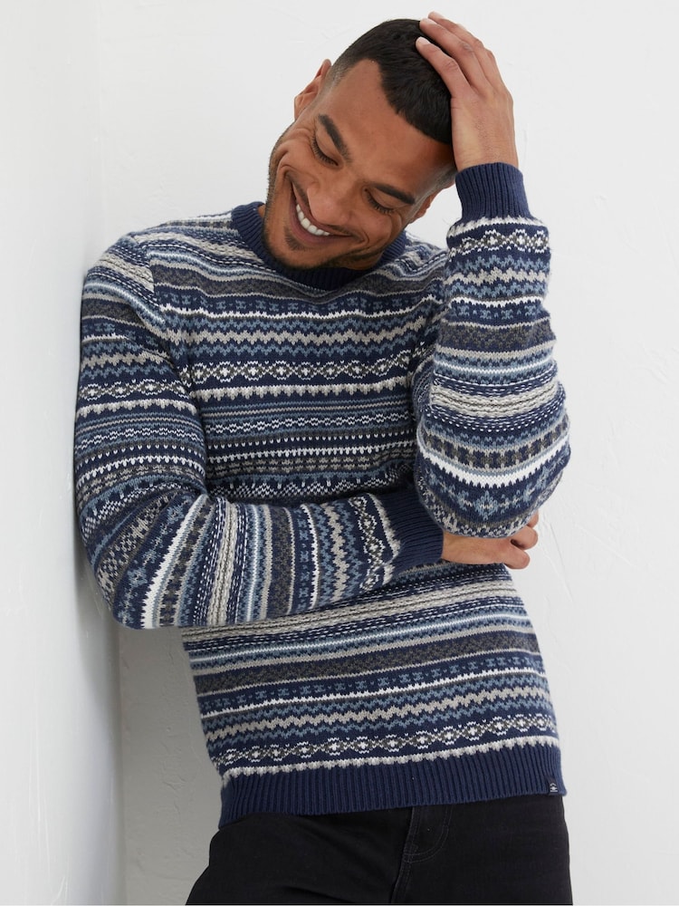 Fatface Pullover mit Norwegermuster - Bild 1 von 2