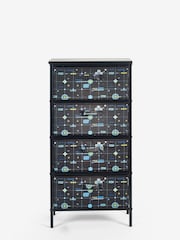 Black Gaming Kids Printed Fabric Chest of Drawers - Image 7 of 9