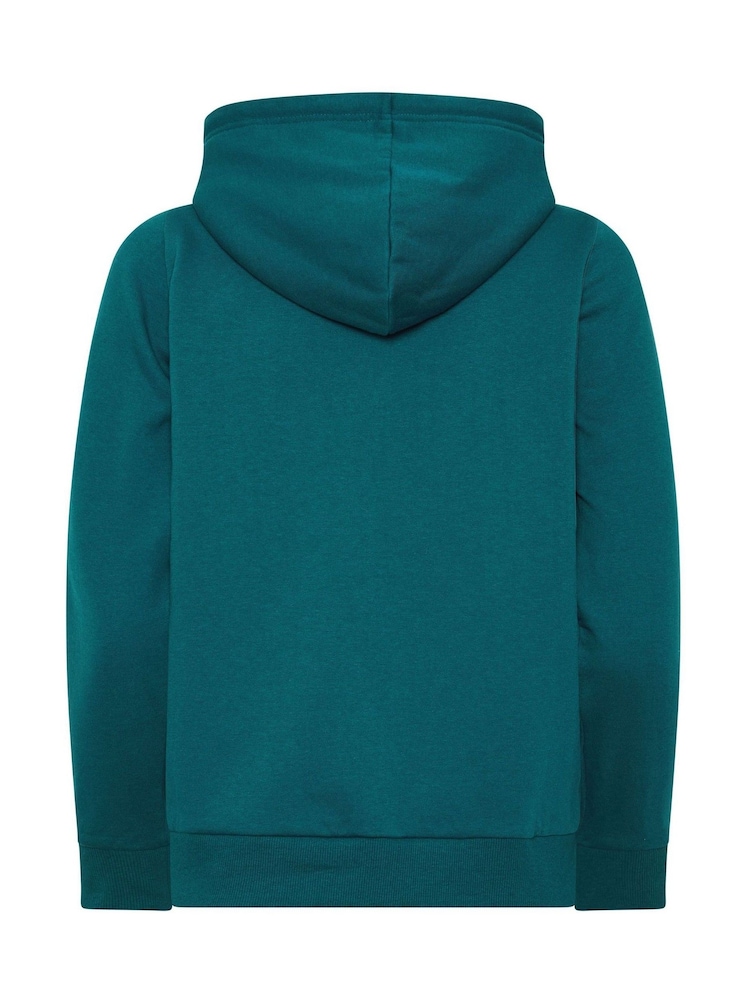 Grün - M&Co Essential Hoodie mit durchgehendem Reißverschluss - Bild 6 von 6