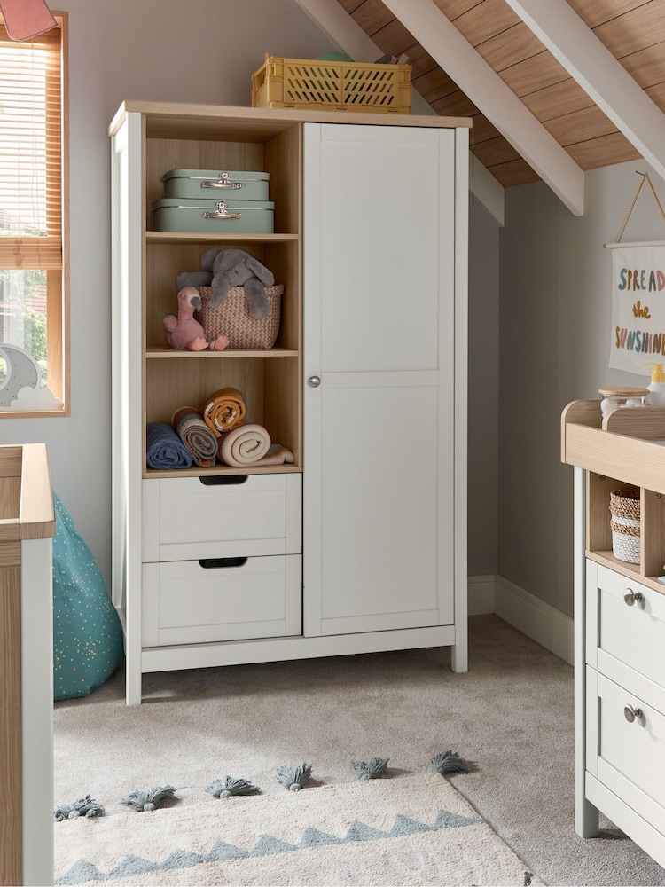 Mamas & Papas White Harwell Wardrobe - Image 1 of 5