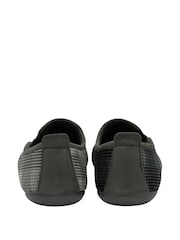 Lotus Grey Check-Print Full Slippers - Image 3 of 4