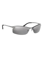 Зеркальные стекла Gunmetal & Серебряный - Ray-Ban солнцезащитные очки с поляризованными стеклами - Image 3 of 7
