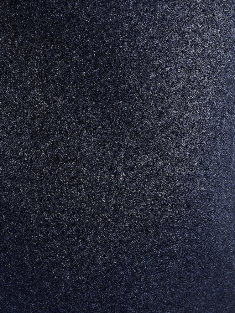 Blue Slim Fit Signature Tollegno Italian Wool Suit Jacket - Image 10 of 10