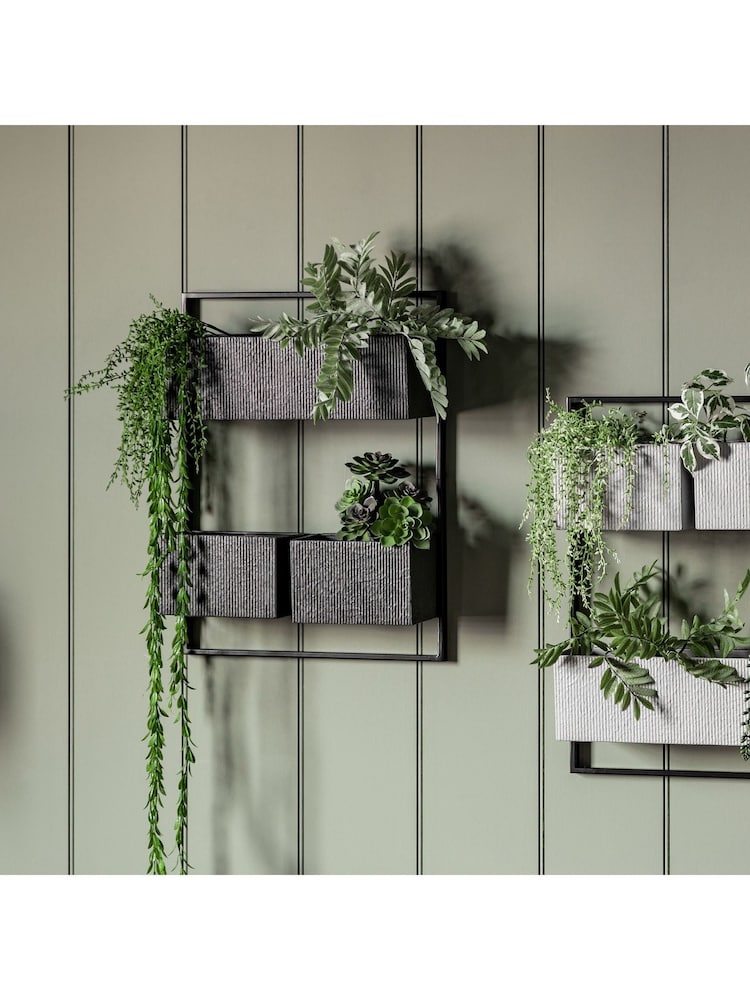 Gallery Home Black Hacienda Wall Planter - Image 1 of 5