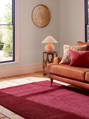 Dark Pink Fleecy Rug - Image 1 of 6