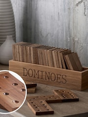 Brown Bronx Wooden Dominoes - Image 1 of 5