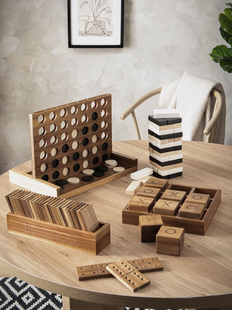 Brown Bronx Wooden Dominoes - Image 2 of 5