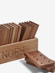 Brown Bronx Wooden Dominoes - Image 5 of 5