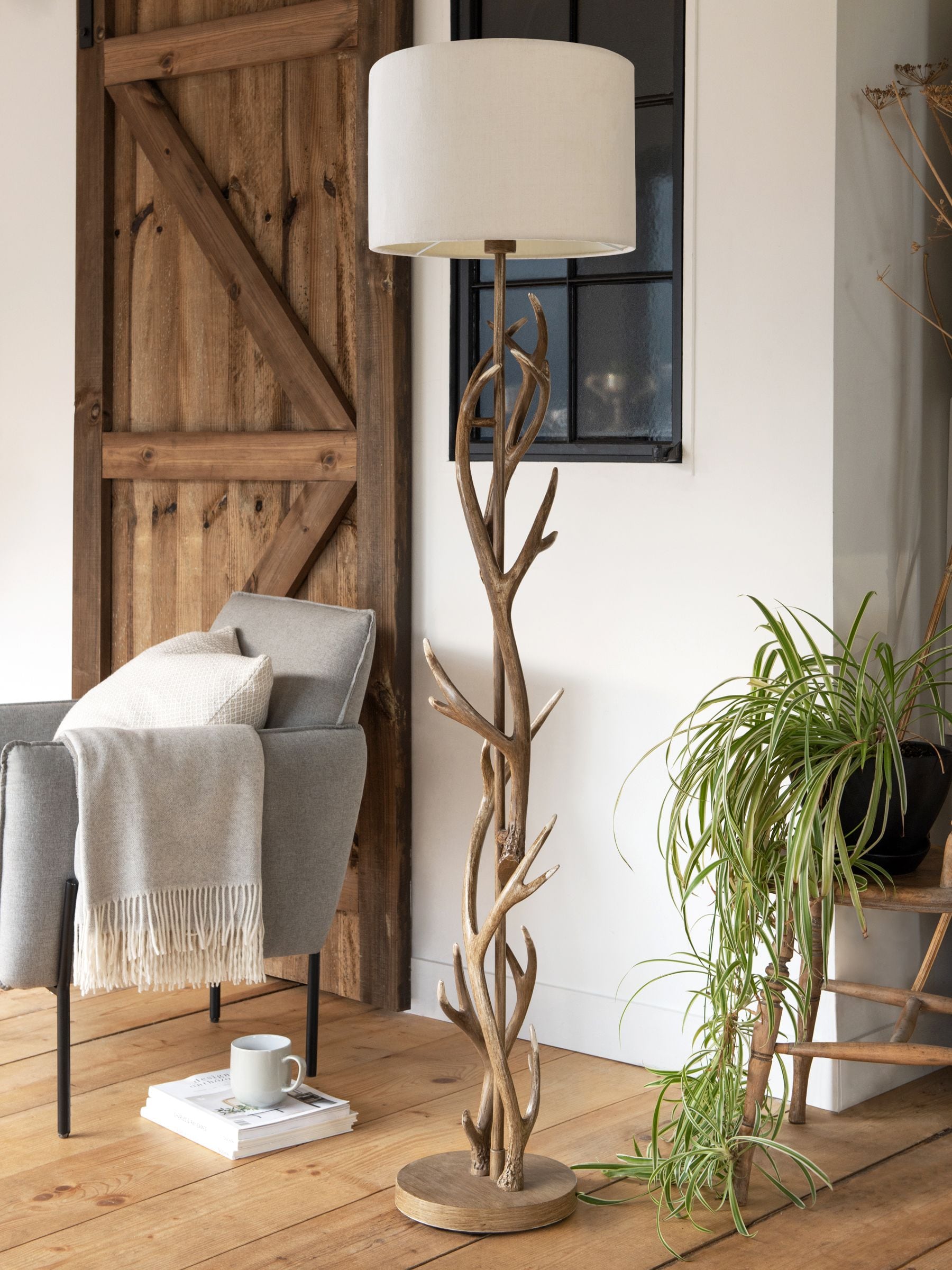 Buy Natural Antler Floor Lamp from the Next UK online shop