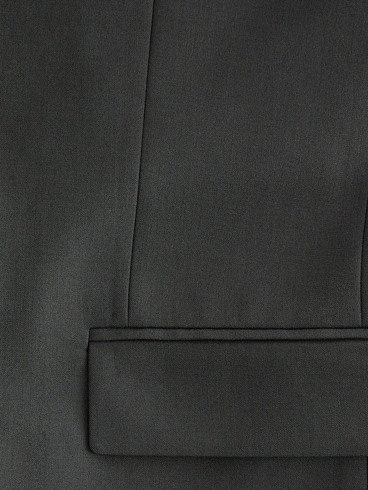 Gris de charbon de bois - Slim Fit (Slim Fit) - Veste de costume stretch Motionflex - Image 10 of 11